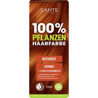 Santé – naturally. Rostlinná barva na vlasy - přírodní červená - 100 g