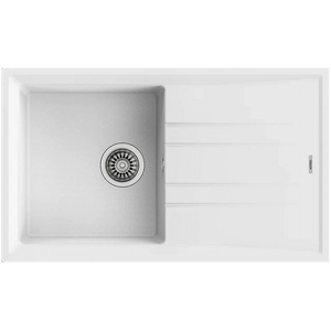Teka Гранитна мивка, обръщаема, за шкаф 50 см Stone 50 B-TG БЯЛА (М.1021.БЯ) - bay Мивка за вграждане
