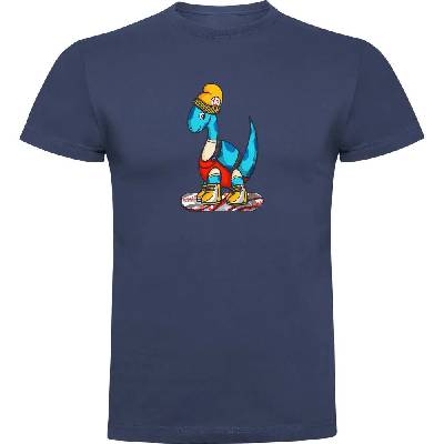 Тениска Kruskis Dino Snow short sleeve T-shirt - Blue (Denim Blue)