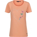 Regatta Dámske bavlnené tričko Filandra VII svetlo oranžová
