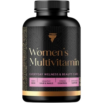 Trec Nutrition Women's Multivitamin | with Fish Collagen Peptides, Hyaluronic Acid, CoQ10, L-Carnitine, CLA & Green Tea [90 капсули]