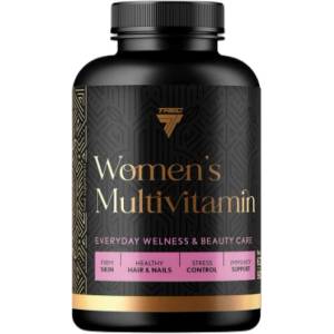 Trec Nutrition Women's Multivitamin | with Fish Collagen Peptides, Hyaluronic Acid, CoQ10, L-Carnitine, CLA & Green Tea [90 капсули]