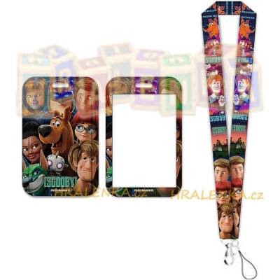 Šňůrka na krk s cedulkou Scooby Doo