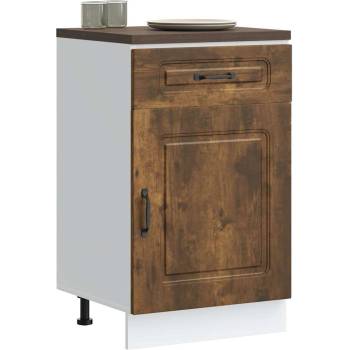 vidaXL Кухненски шкаф, "Kalmar", опушен дъб, инженерно дърво (853482)