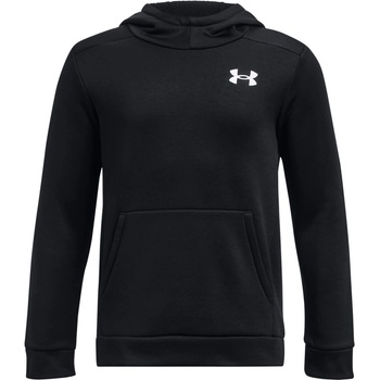 Under Armour Суитшърт с качулка Under UA Armour Fleece Graphic HD-BLK 1379801-001 Размер YXS