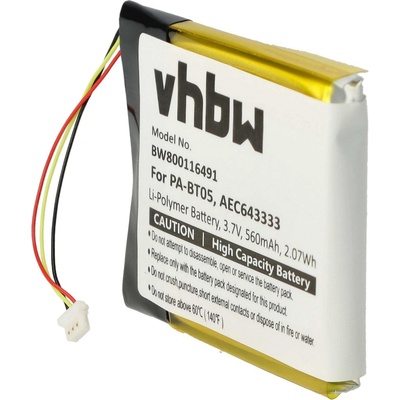 VHBW Batéria pre Beats Studio 2.0 / Studio 3.0, 560 mAh - neoriginálne