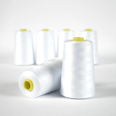 Takoy Overlock / coverlock polyesterová niť NTF 5000 farba biela