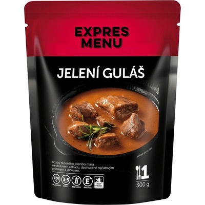 EXPRES MENU Jelení guláš 300 g – Zboží Dáma