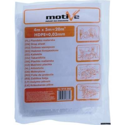 MOTIVE Maliarska fólia STANDARD 4 × 5 m – 30 µm