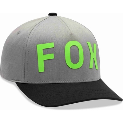 Fox Spire snapback hat sivá