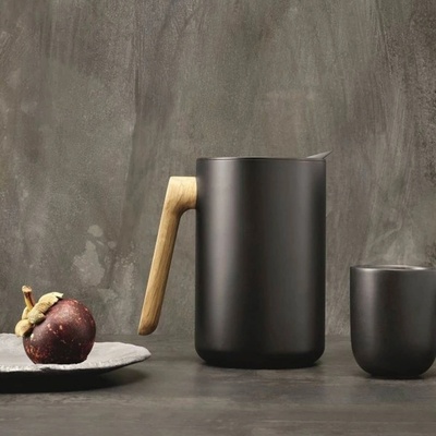 Eva Solo Termoska Nordic Kitchen drevená rukoväť čierna 1 l