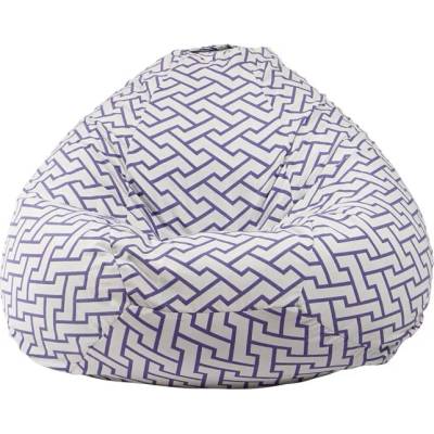 Pufrelax Пуф круша 520л. , Nirvana Gigant, Zappity Purple, Перящ се калъф, Пълнеж от Полистиролни перли, Гама Premium