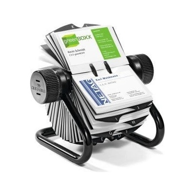 Durable otočný držák vizitek Visifix Rotary černý – Zboží Živě