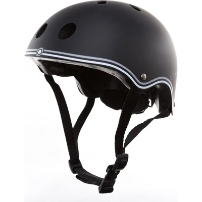 Globber Цветна каска за колело и тротинетка, 51-54 см - Черна (500-120)