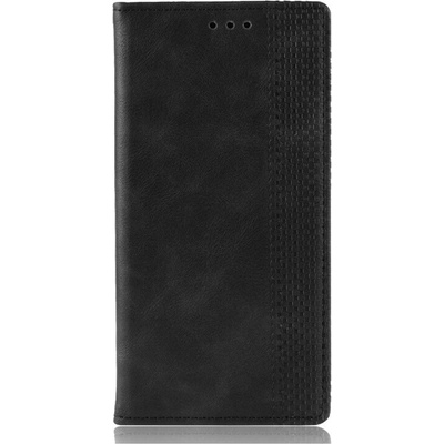 GKK Калъф от Естествена Кожа за Huawei P20 Pro, Retro Leather Wallet Case, Черен (5901017143341)