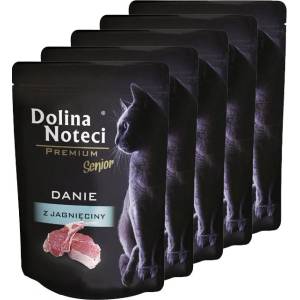 Dolina Noteci Premium Cat Senior Dish with Lamb 5 x 85 г