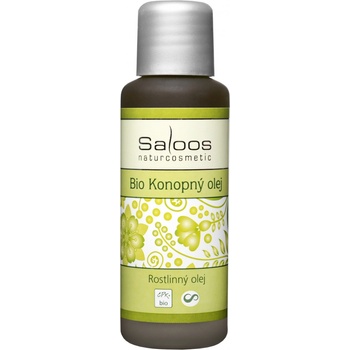 Saloos Bio konopný rostlinný olej lisovaný za studena 50 ml