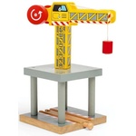 Bigjigs Rail Голям жълт кран (BJT175)