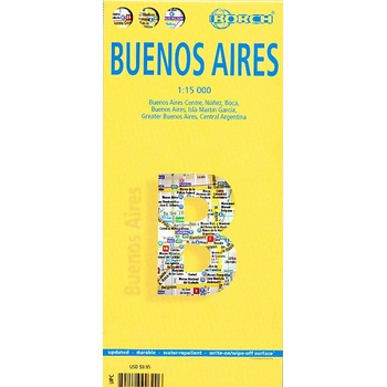 Buenos Aires 1:15t mapa Borch