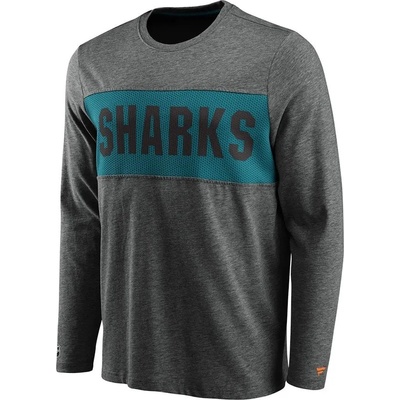 Fanatics pánské tričko San Jose Sharks Iconic Back To Basics Long Sleeve