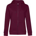 B&C Collection B&C QUEEN ZIPPED HOOD / Дамски суичър с цип - бордо XL (01W03Qx5504)