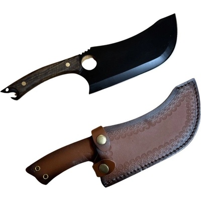 IZMAEL Kuchynský sekáčik Isesaki Hnedá/S puzdrom 18 cm