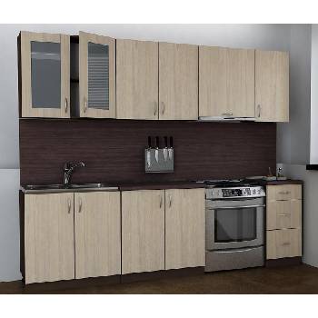 Кухня Модест модел 5 венге и дъб сонома