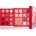 PUPA Milano Pupart M мултифункционална палитра за очи и устни BURGUNDY 18.8 гр