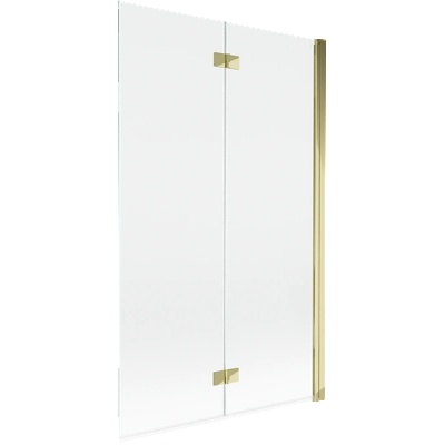 Mexen Mist право двукрилен душ параван 110 x 150 см, прозрачен, златист - 8A9-110-002-50-00-P (8A9-110-002-50-00-P)
