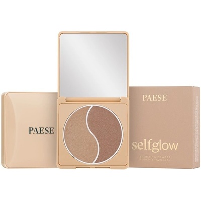 Paese, Bronzujúci púder Self Glow Pressed Bronzing Powder Medium 6 g