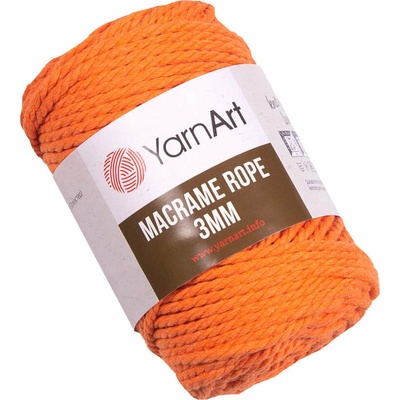 YARNART Macrame Rope 3 mm 63 m 770 Orange юта (Macrame Rope 3 mm 770)