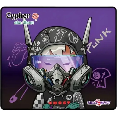 A4Tech Геймърска подложка за мишка Bloody BP-45W Cypher Ghost, Лилав (BP-45W)