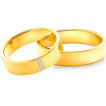 Image 1 of SAVICKI Сватбени халки: злато, полукръгъл профил. 5 мм