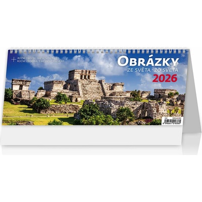 Stolní Obrázky ze světa/Obrázky zo sveta 2026