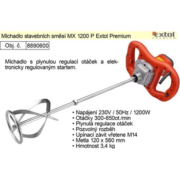 EXTOL Premium 8890600 MX 1200 P