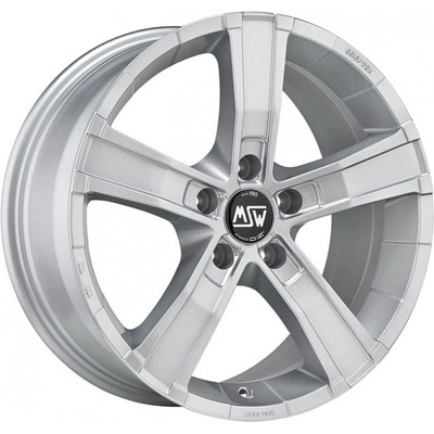 MSW SAHARA 5 8x18 5x120 ET45 silver