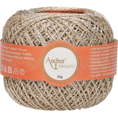 Anchor Artiste Metallic 302 Zlatá světlá