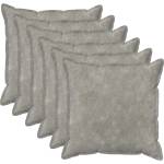 vidaXL Калъфка за възглавница 6 pcs HOUTEN Светлосиво 60 x 60 cm (920790)