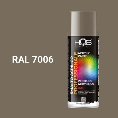 HQS akrylová farba v spreji 400 ml RAL 7006 lesklá