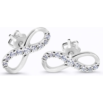 Cutie Jewellery Úžasné náušnice v tvare nekonečna Z60149-30-10-X-2