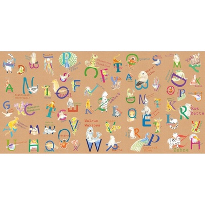 Komar Vliesová fototapeta Animals A-Z rozměry 500 x 250 cm