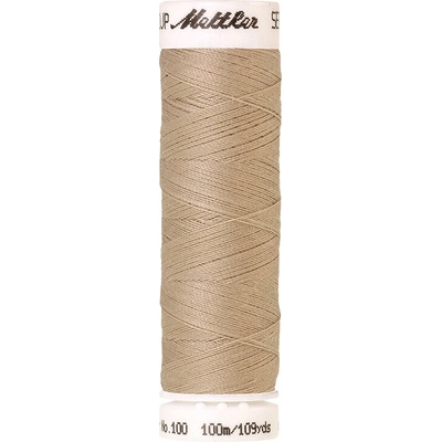 Nitě SERALON 100m na univerzální šití, polyester AMANN Mettler - více barev 6677: 0537 béžová