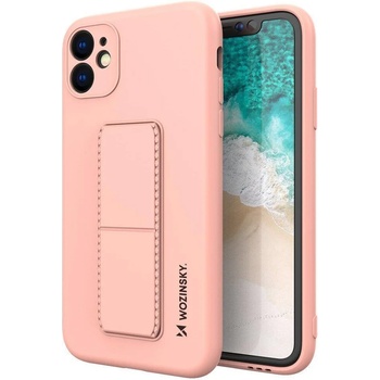 Wozinsky Калъф за телефон Wozinsky Kickstand Flexible Silicone със стойка за Samsung Galaxy A32 5G, розов (KXG0017108)