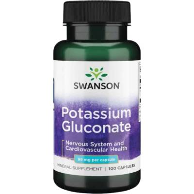 Swanson Potassium Gluconate 99 mg [100 капсули]