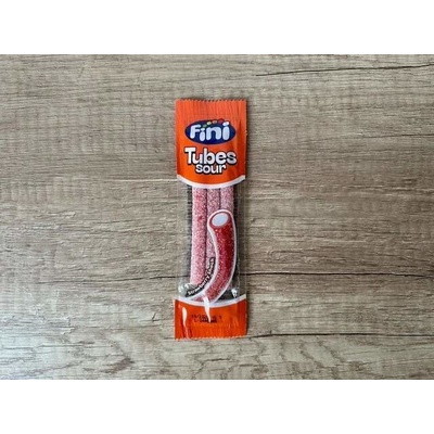 Fini Tubes sour pendreky Jahoda kyselé 15 g