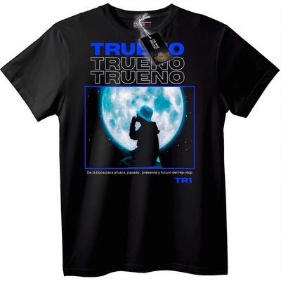 NOONEBRAND Тениска Trueno Хип-Хоп - XL, Black
