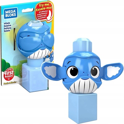 Mega Bloks Peek a Blocks zvířátko veľryba