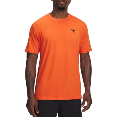 Under Armour Project Rock Simple Branded T-Shirt oranžové