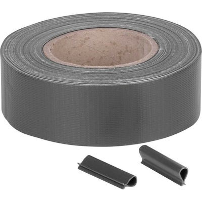 Strend Pro Eurostandard Páska tieniaca krycia na plotové panely s 20 klipsami 47,5 mm x 35 m 450 g/m2 antracit