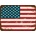 Ceduľa vlajka USA
